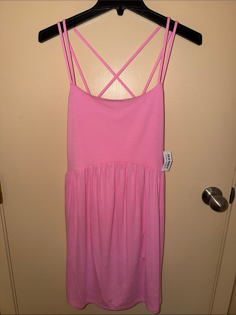 Old Navy Pink Strappy Mini Dress